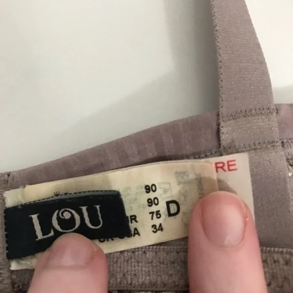 LOU Paris Light Purple Bra with Scalloped Lace - Picture 10 of 13